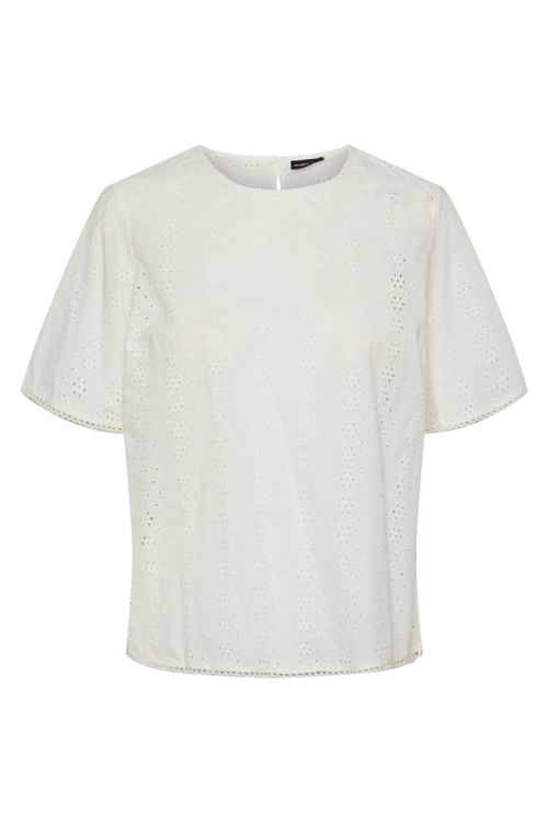 Pieces Top PC Killa Ss Top Cloud Dancer Front
