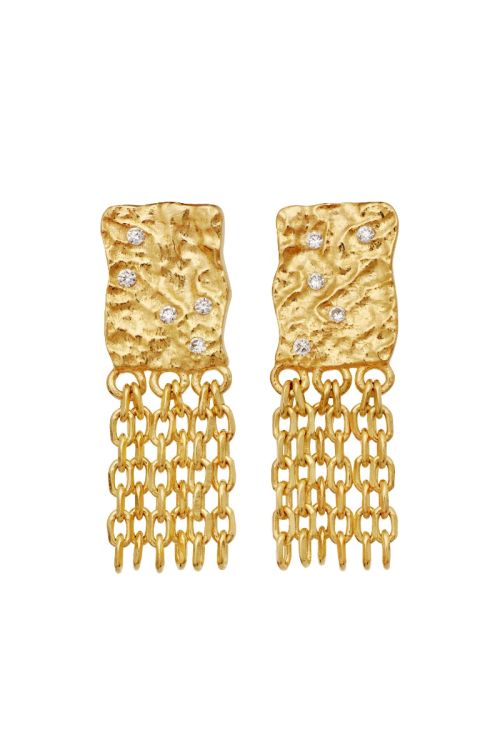 Maanesten Pietra Earrings Guld