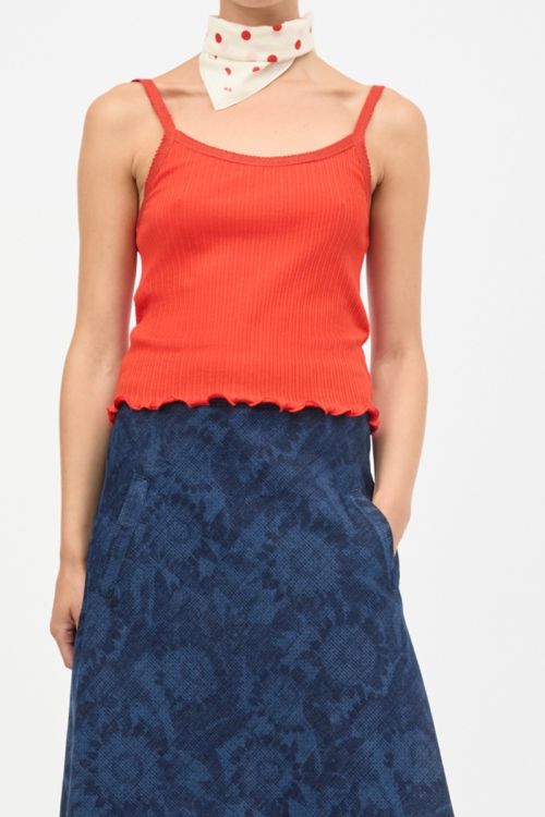 Mads Nørgaard Pointella Trilla Top Fiery Red