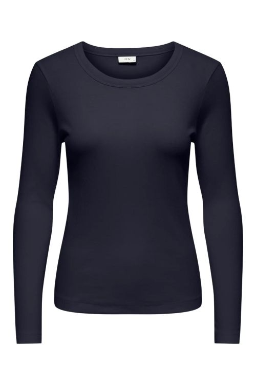 JDY - Bluse - Lucky LS O-Neck New Top - Night Sky