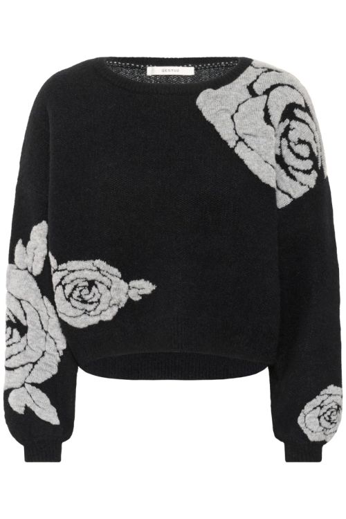 Gestuz Strik Rosaly Pullover Black