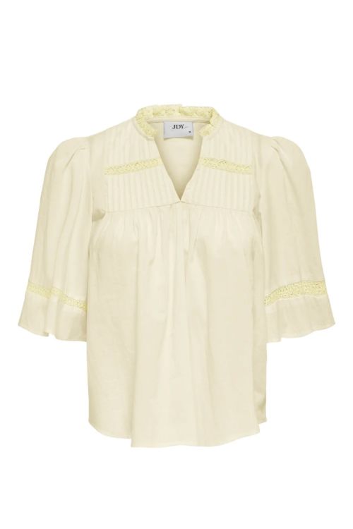 JdY JDYJULIE 2/4 LACE DETAIL TOP WVN EXP Pear Sorbet