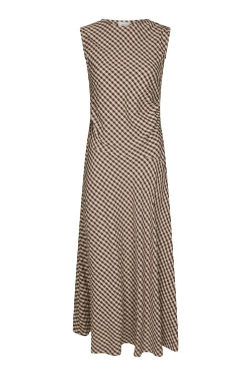 NEO NOIR Saxton Check Dress Brown