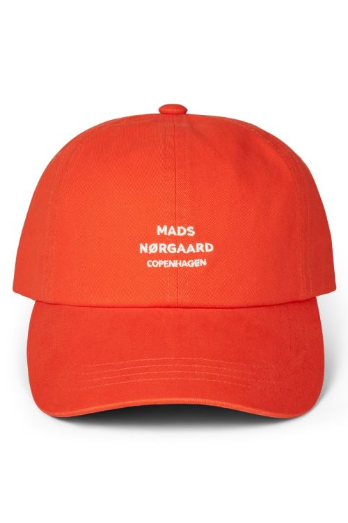 Mads Nørgaard Soft Twill Cash Cap Orange.Com