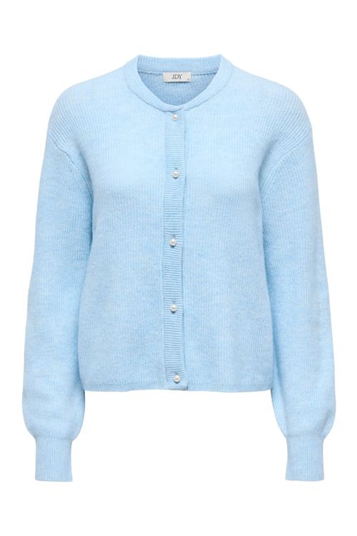 JdY JDYLUMI LIFE L/S BUTTON CARDIGA KNT NOOS Cashmere Blue MELANGE