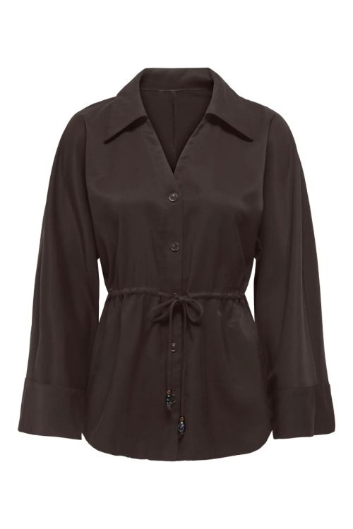 JdY JDYMILENA L/S SHIRT WVN EXP Chocolate Torte