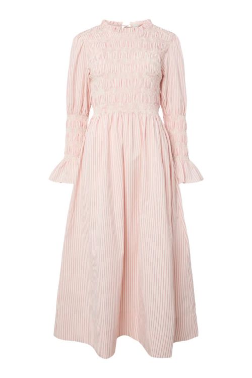 YAS YASWITO LS LONG DRESS Birch W. Stripes
