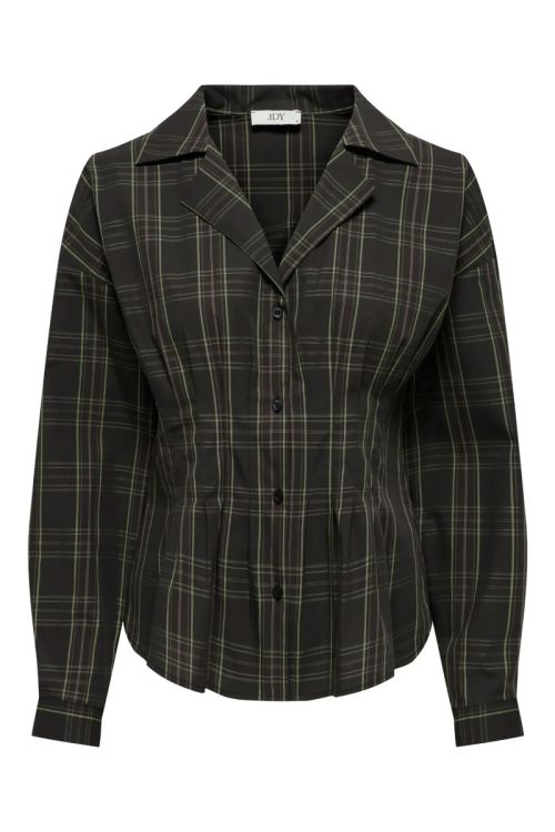 JdY JDYBETTY LIFE L/S FITTED SHIRT WVN EXP Slate Black GREEN&RED