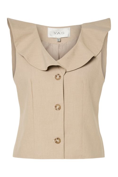 Y.A.S Vest Yasligga Waistcoat Humus