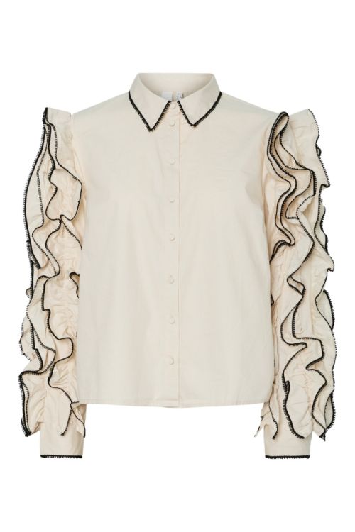 Y.A.S Yasreala Ls Shirt - Ex Birch