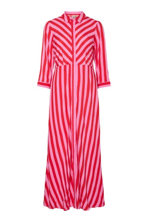 Y.A.S Yassavanna Long Shirt Dress S. Noos Cyclamen