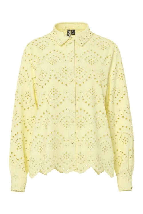 Pieces PCVILDE LS SHIRT WVN NOOS French Vanilla