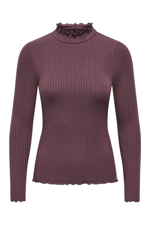 JdY JDYFRANSISKA L/S HI-NCK TOP JR NOOS Huckleberry