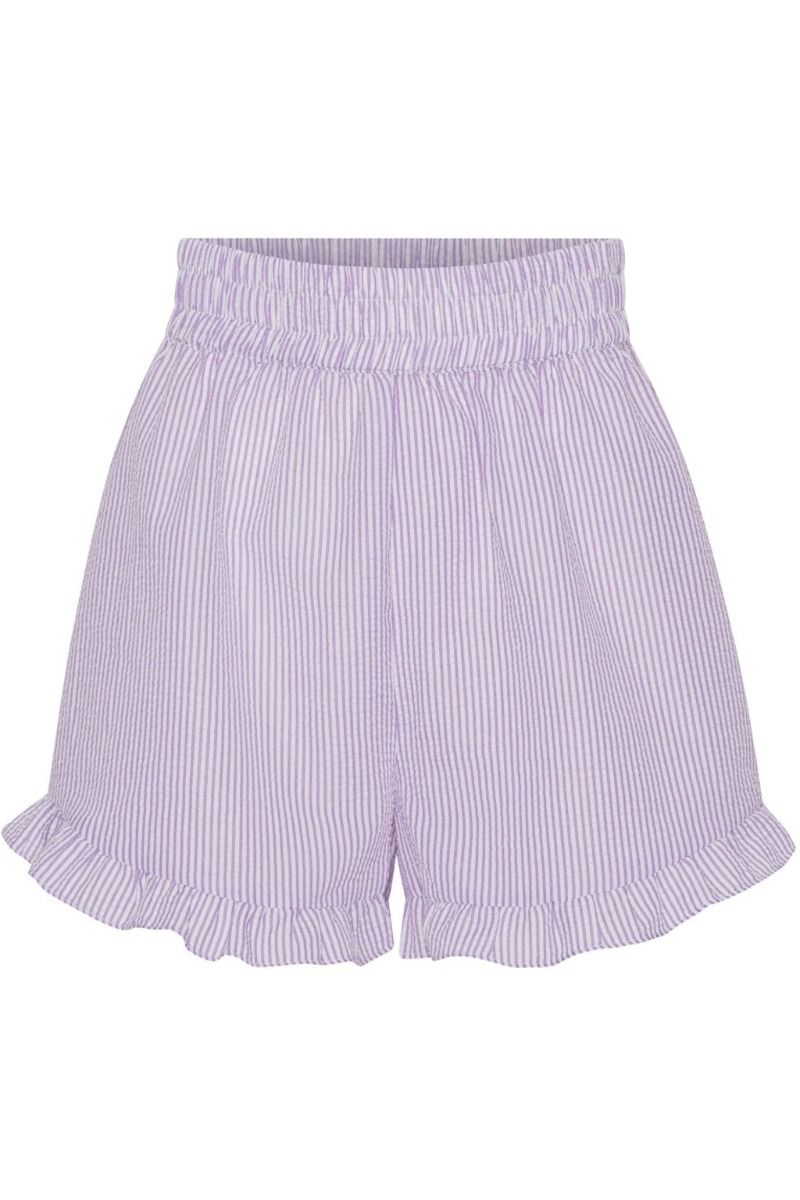 A-View - Shorts - Sonja Shorts - Purple/White