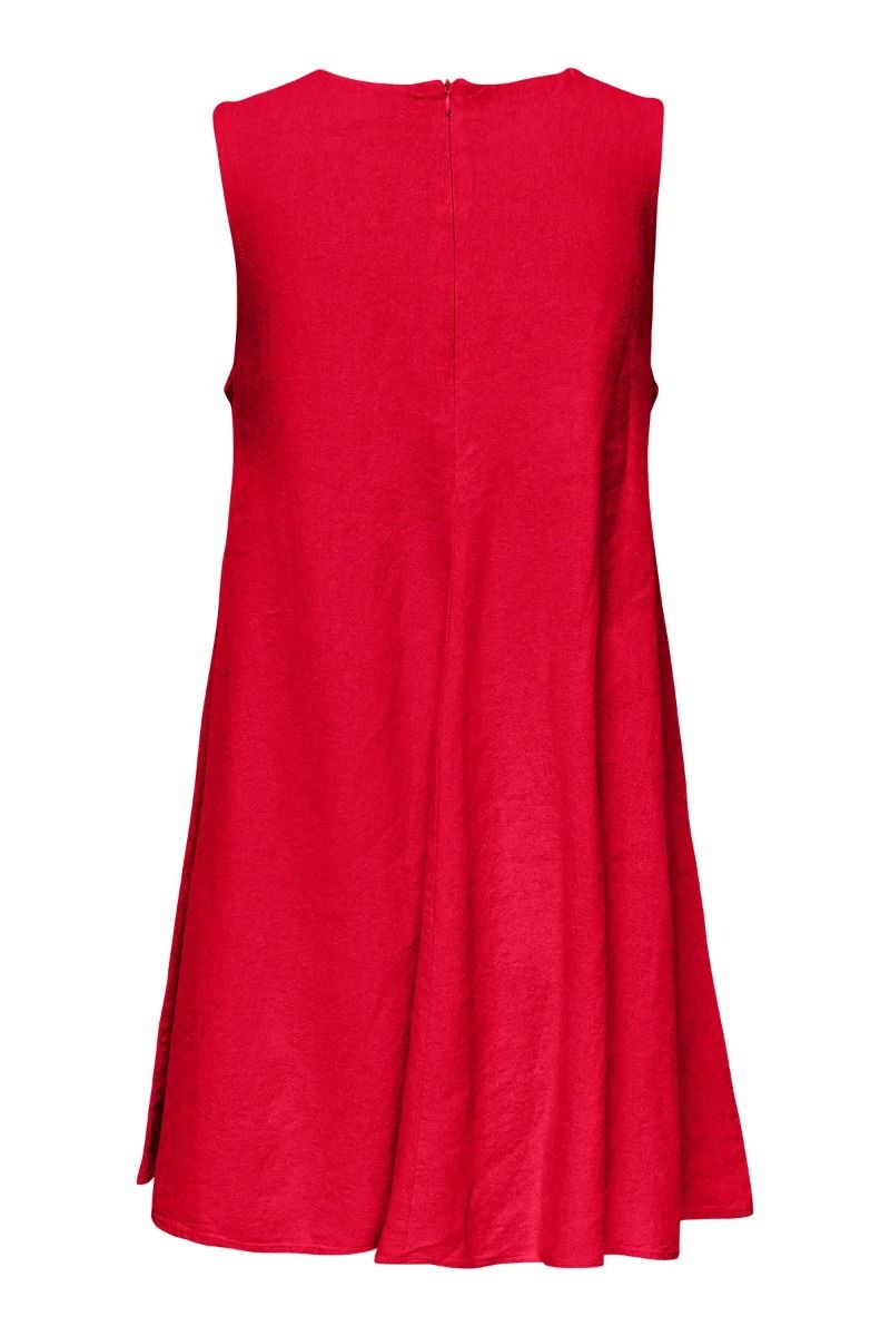 JDY - Kjole - Say S/L Linen Dress - Ski Patrol