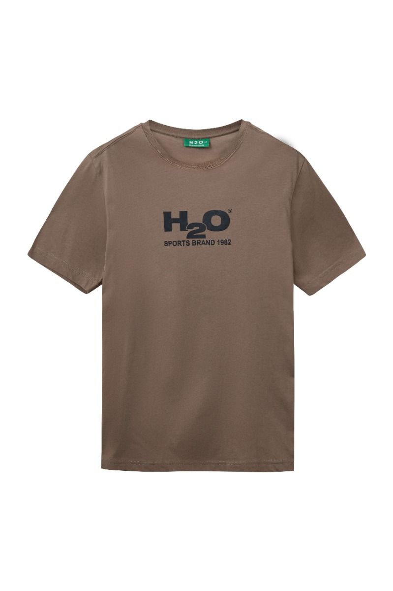 H2O - T-Shirt - Logo Tee - Dusty Oak/Navy