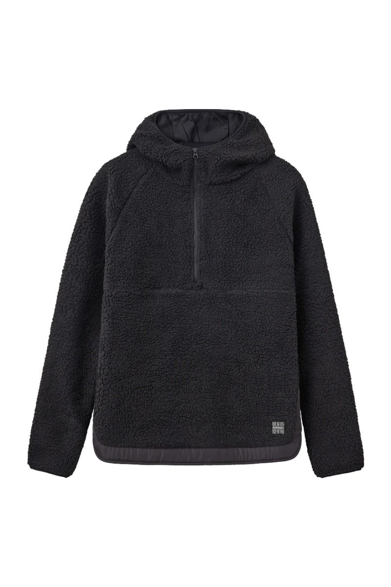 H2O - Anorak - Basic Langli Pile Anorak - Black