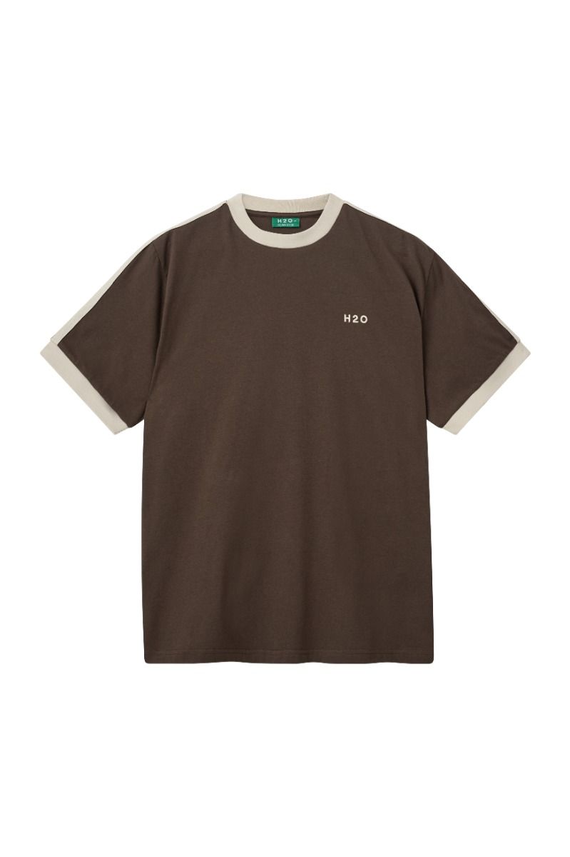 H2O - T-shirt - Basic Klitmøller Oversize Tee - Espresso