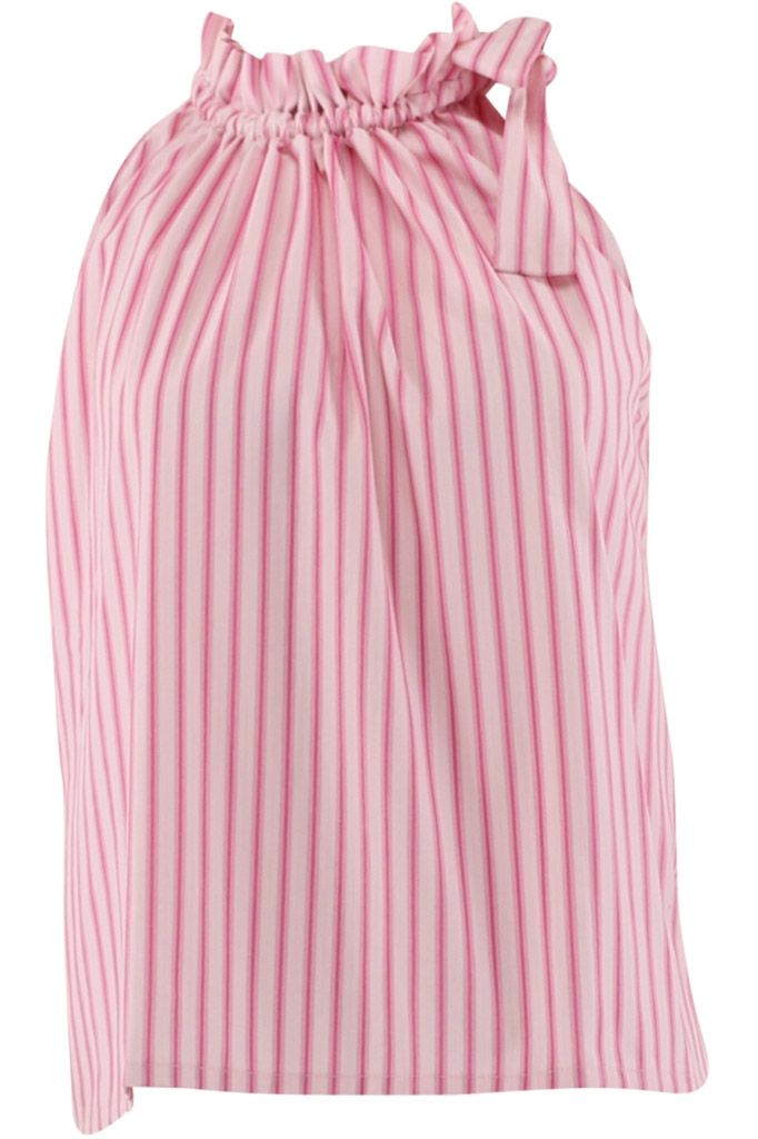 Continue - Top - Liva poplin stripe - Pink Stripe