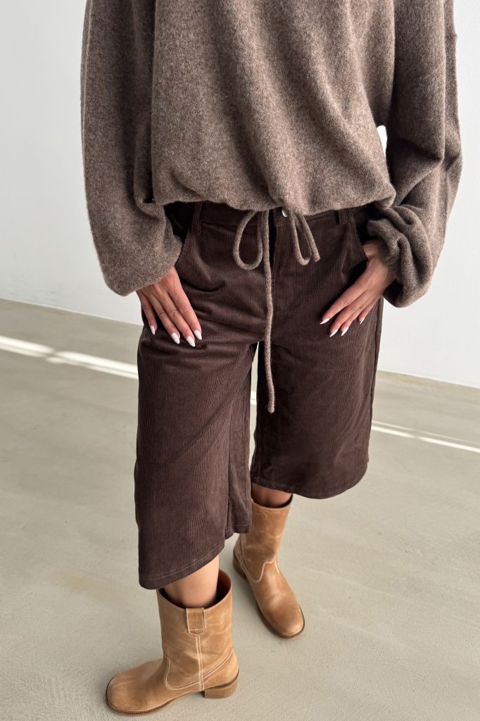 Continue - Shorts - Rosa Jordy Shorts - Brown