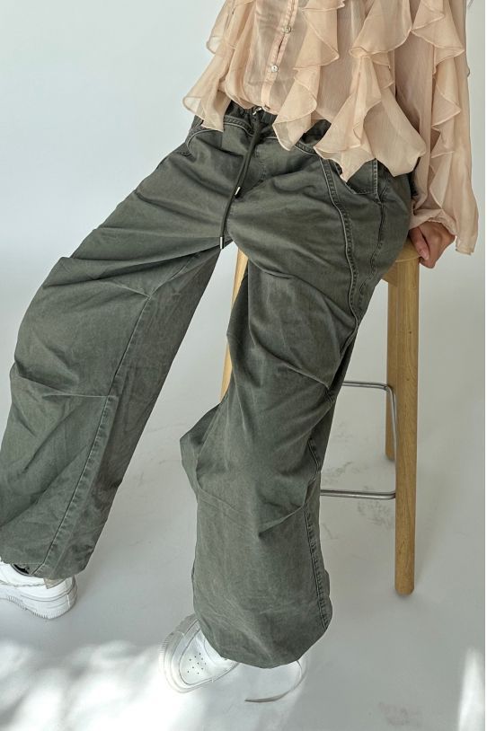 Continue - Bukser - Carrie - 15109 - Army