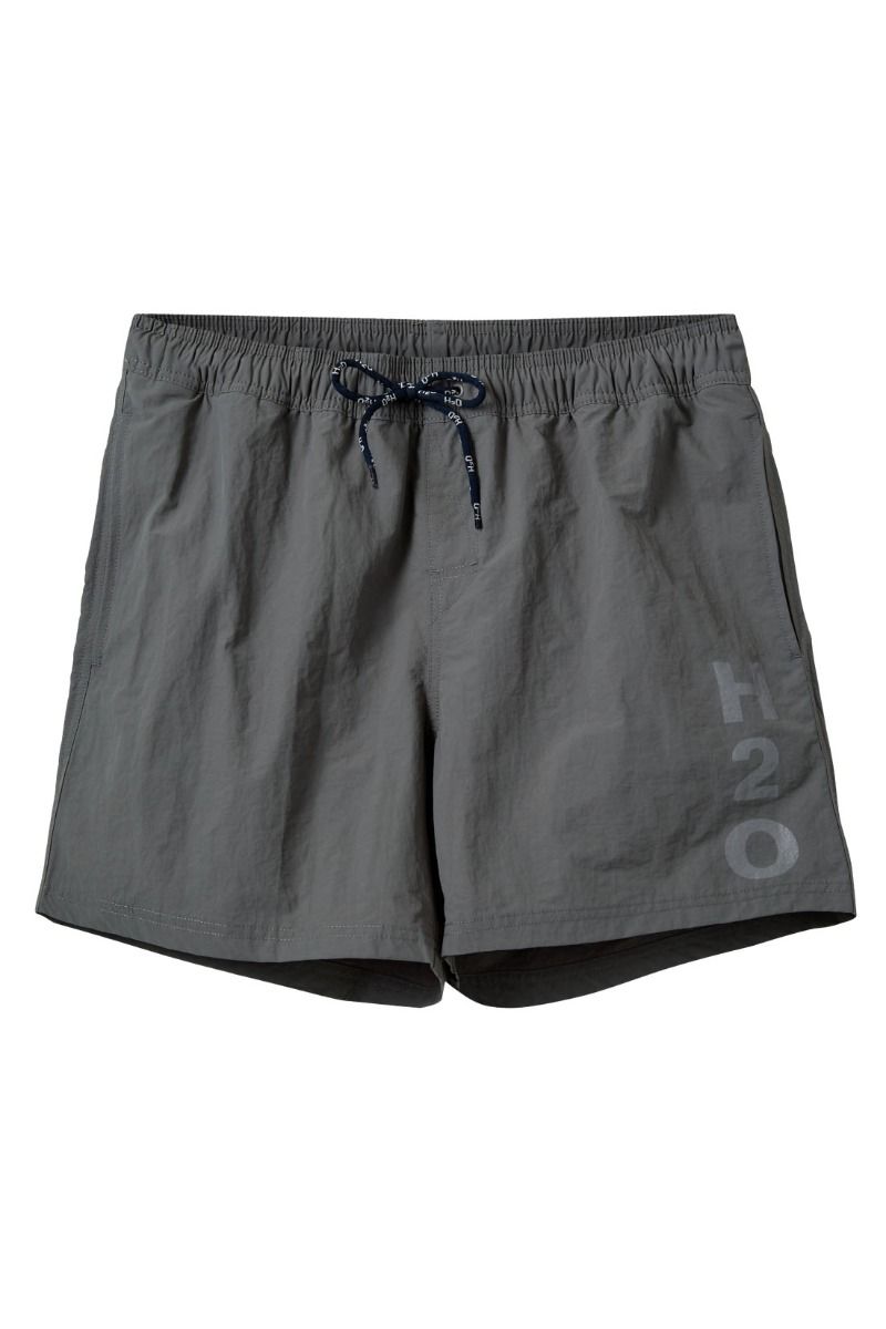 H2O - Shorts - H2O Leisure Logo Swim Shorts - Dark Grey