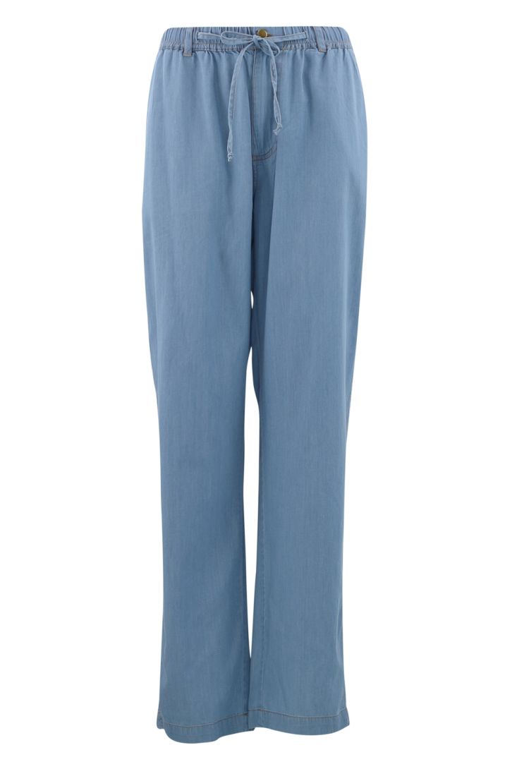 Continue - Bukser - Tessa chambre - Light denim