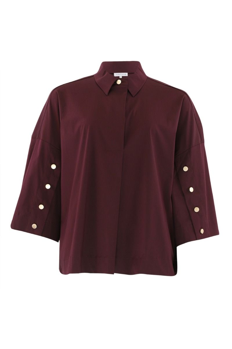 Continue - Bluse - Klara Shirt - Bordeaux