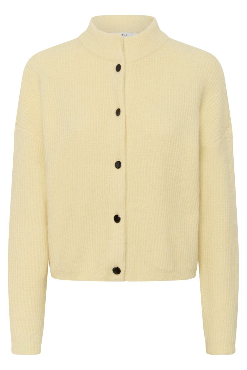 Gestuz - Cardigan - AlphaGZ Short Cardigan - Frozen Dew Mélange