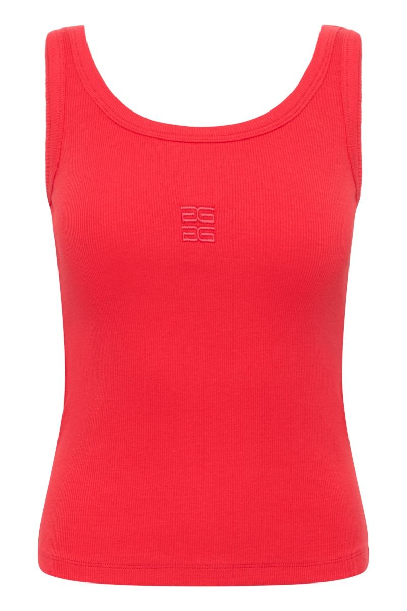 Gestuz - Top - GZdrew logo top 2.0 - Tomato