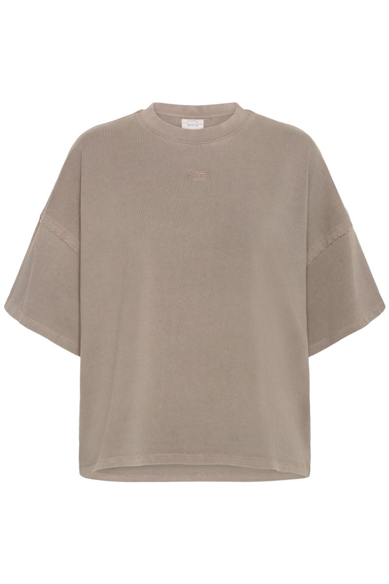 Gestuz - T-shirt - GZjio Tee - Walnut Washed