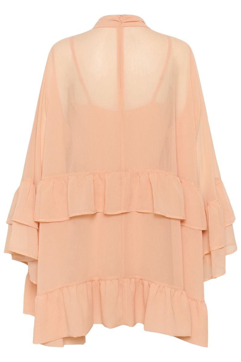 Gestuz - Kjole - GZchiffany Short Dress - Maple Sugar