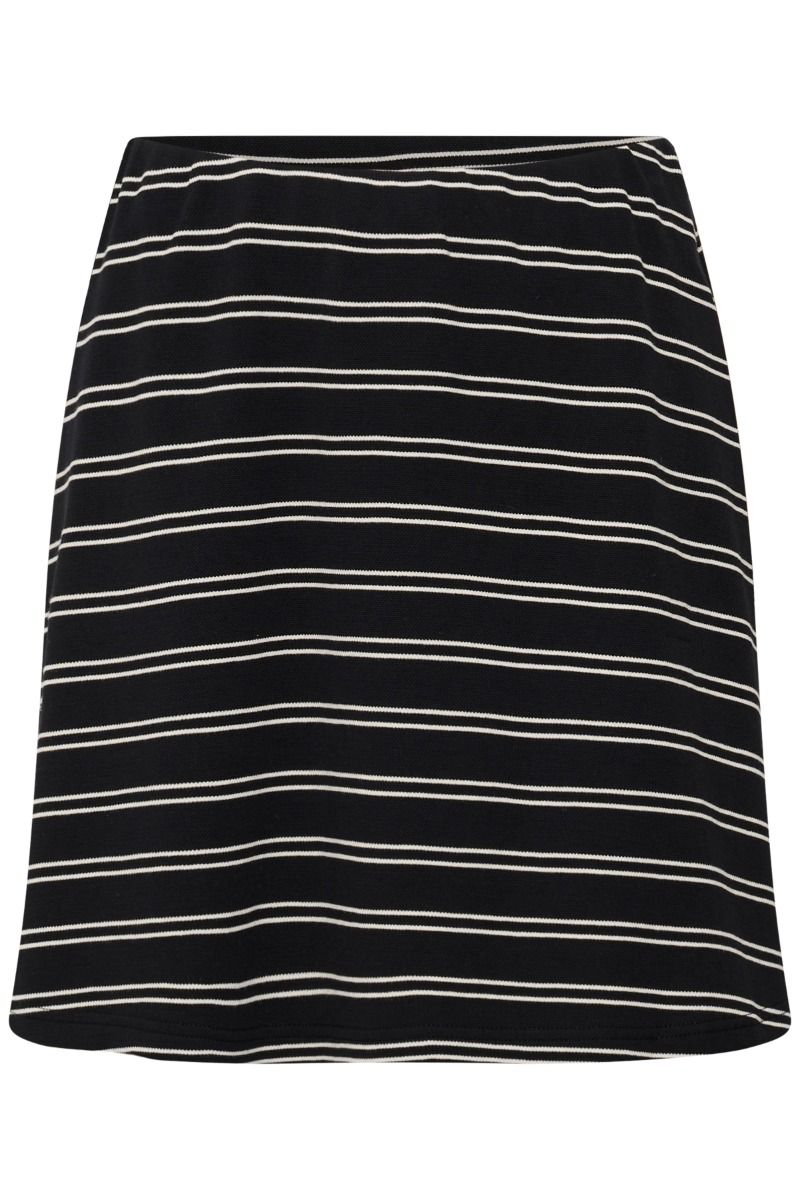 Gestuz - Nederdel - GZpilova skirt - Black White striped