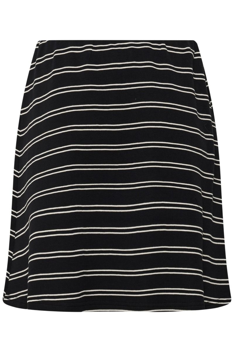 Gestuz - Nederdel - GZpilova skirt - Black White striped