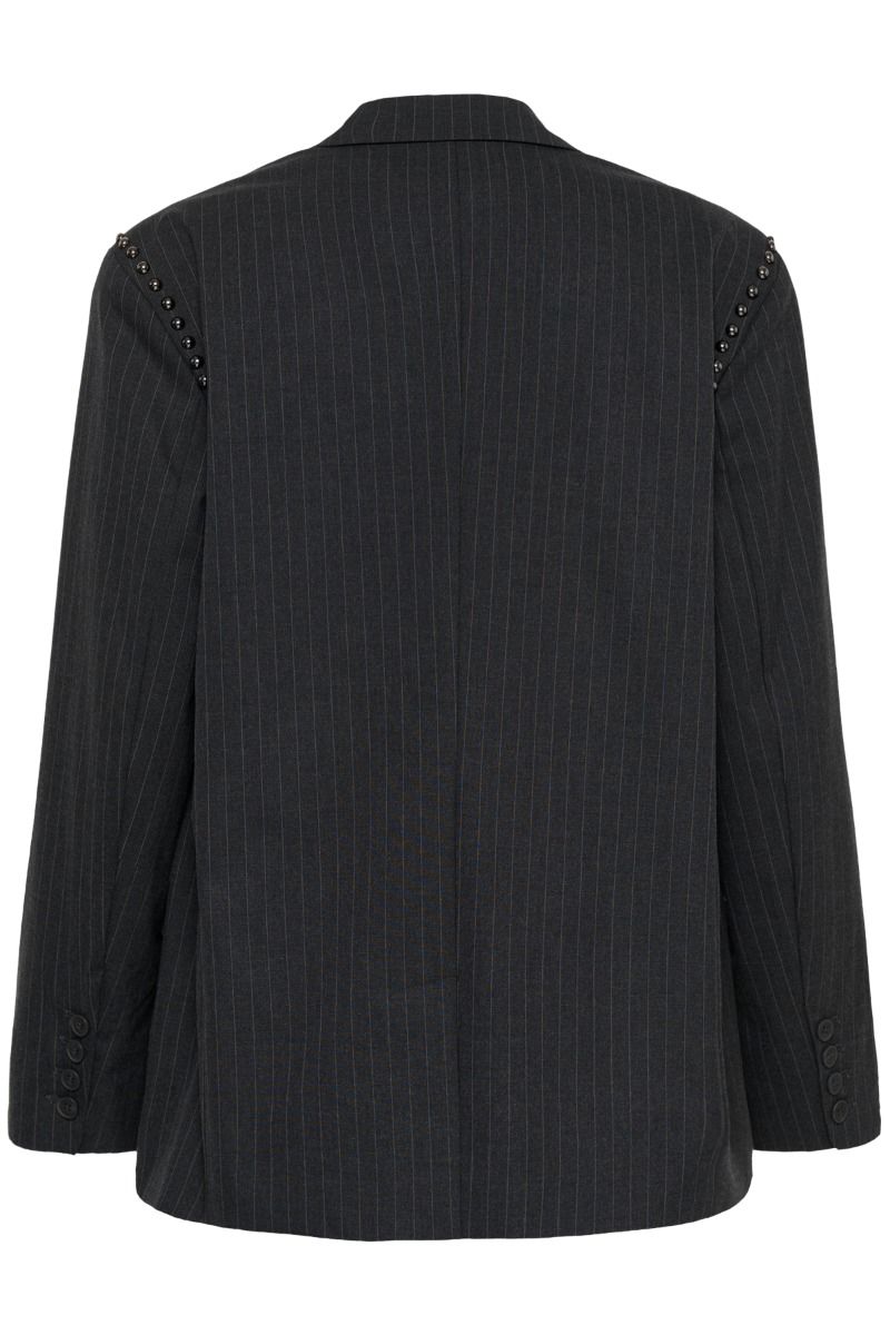 Gestuz - Blazer - Lehela Blazer - Dark Grey Pinstripe (Levering midt november)