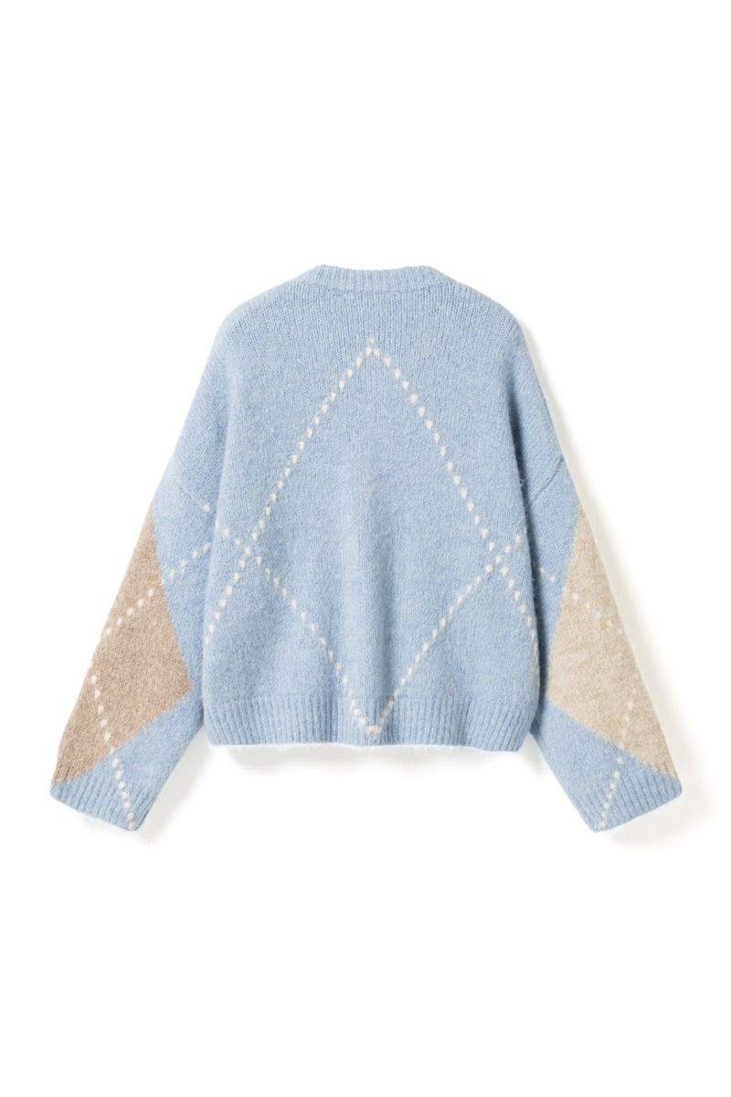 Noella - Strik - Lai Knit - Sky Blue Mix