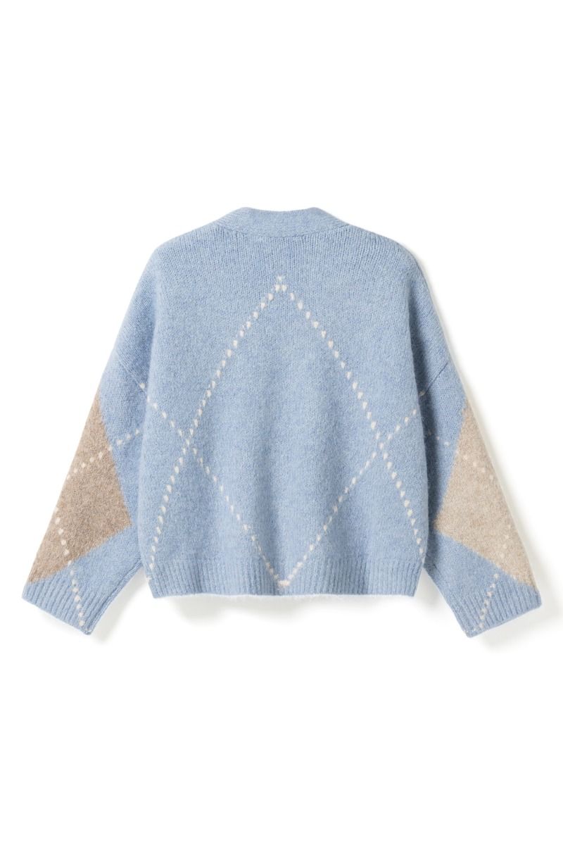 Noella - Cardigan - N-Laiana Knit Cardigan - Sky Blue Mix 