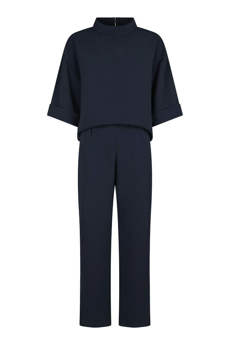 Neo Noir - Jumpsuit - Arlo Crepe Jumpsuit - Navy