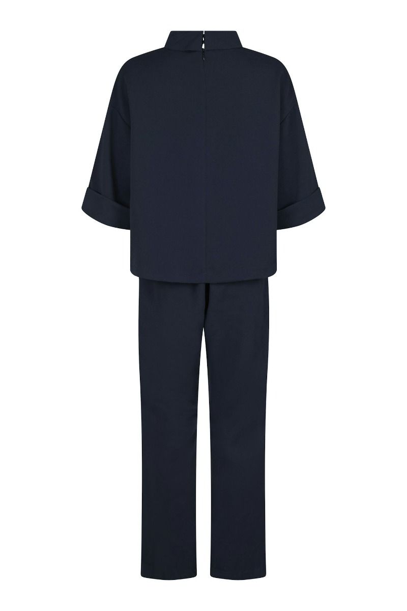 Neo Noir - Jumpsuit - Arlo Crepe Jumpsuit - Navy