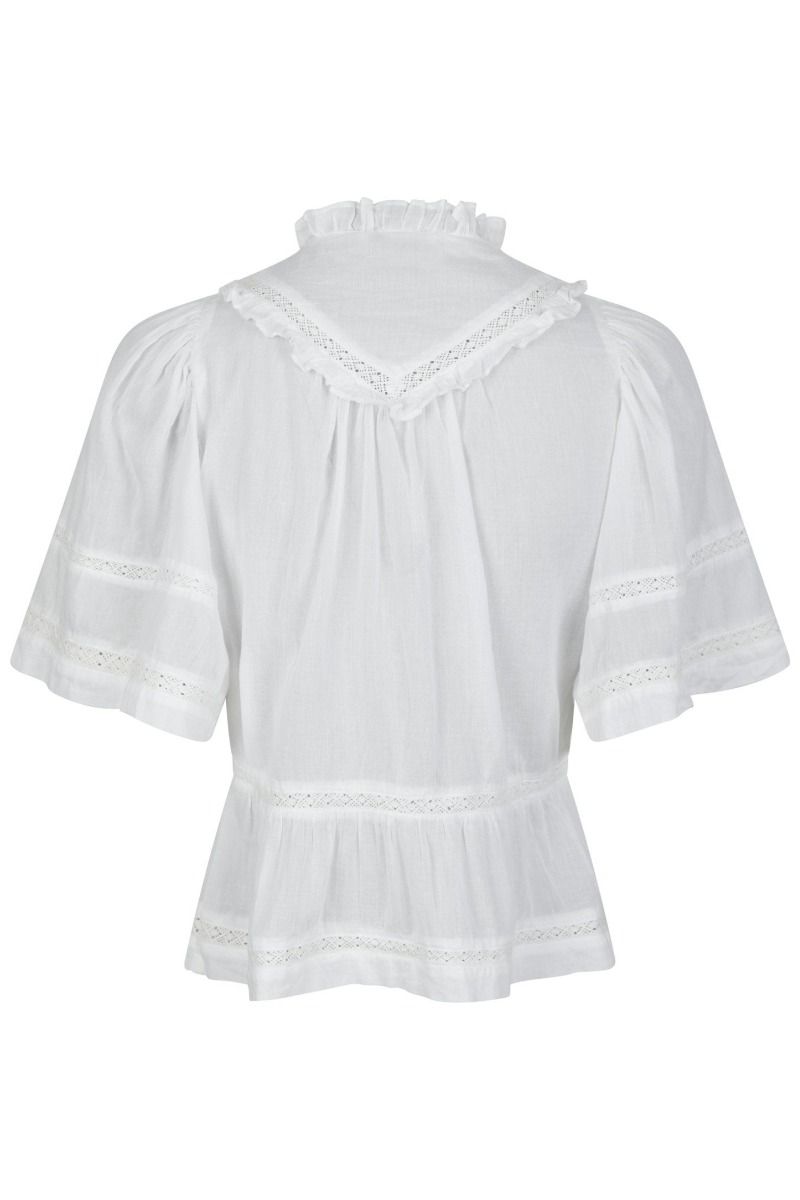 Neo Noir - Bluse - Evienne S Voile Top - White