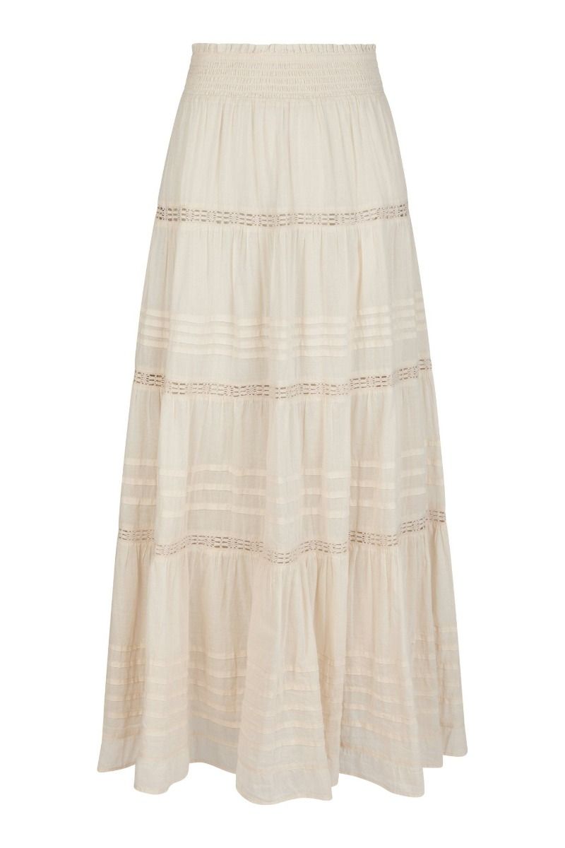 Neo Noir - Nederdel - Felicia S Voile Skirt - Ivory
