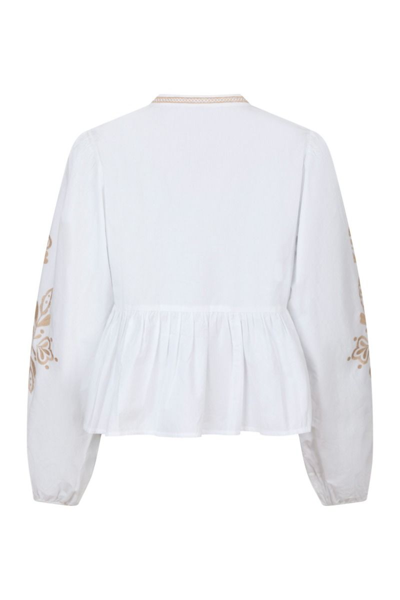 Neo Noir - Bluse - Ginia Emb Blouse - Off White