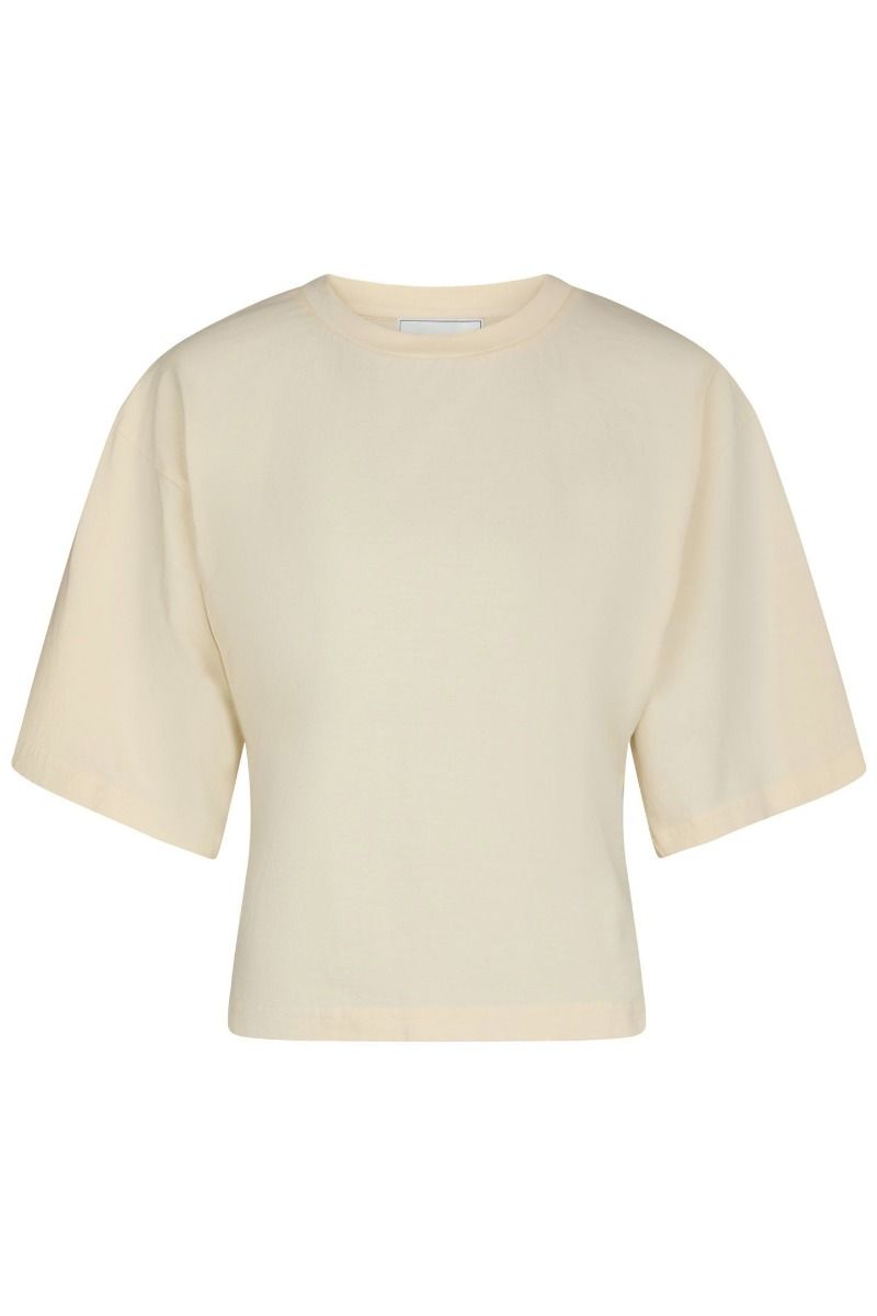 Neo Noir - T-shirt - Asha Boxy Tee Butter Yellow