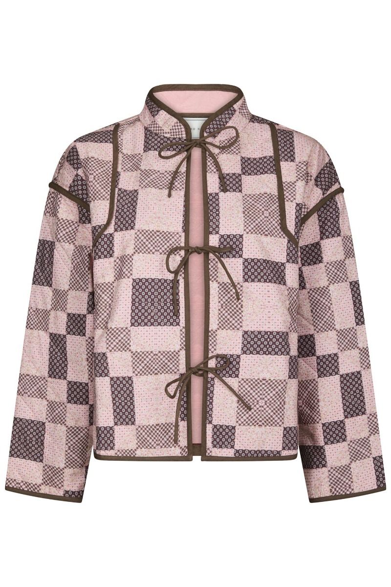 Neo Noir - Jakke - Calah Square Mix Jacket - Rose