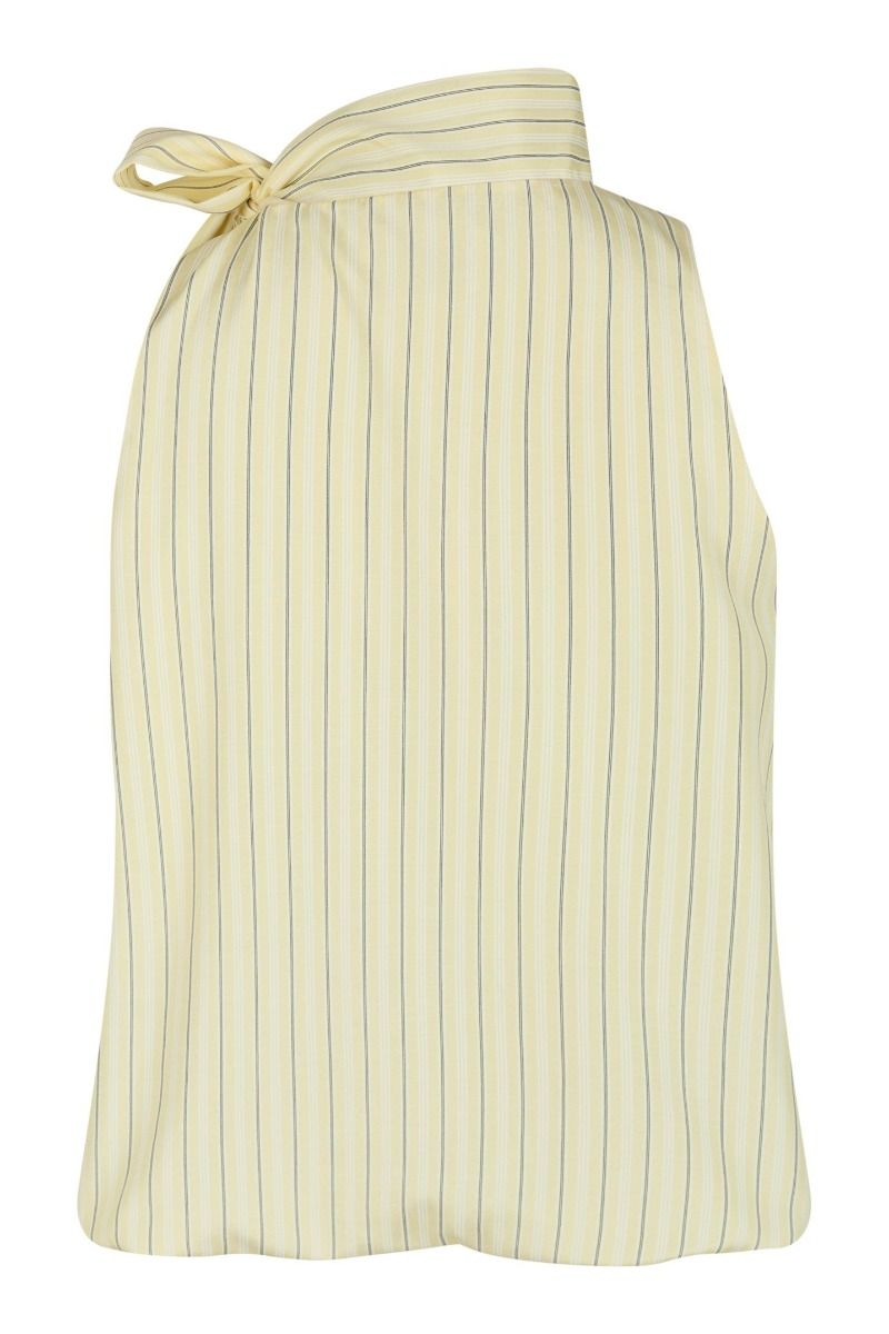 Neo Noir - Top - Veda Stripe Top - Light Yellow