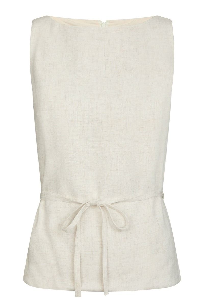 Neo Noir - Top - Nassa Linen Top - Natural