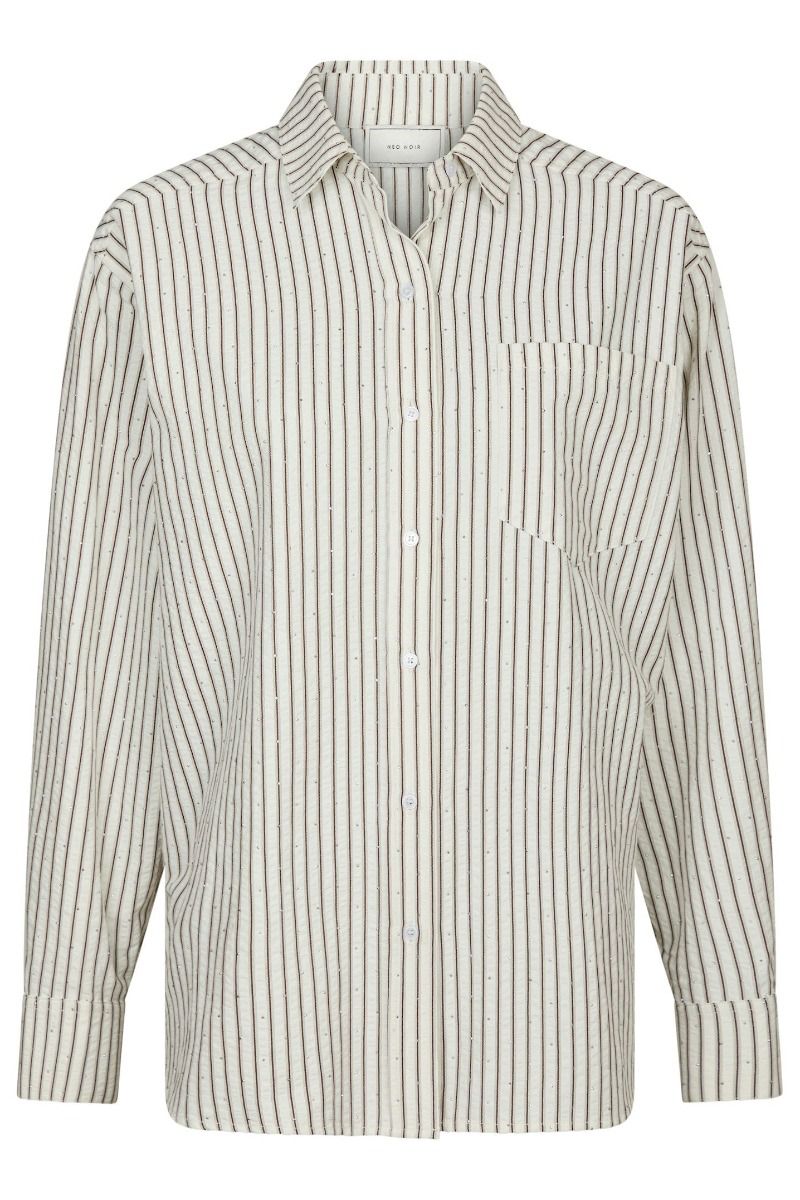 Neo Noir - Skjorte - Dalma Crepe Stone Shirt - Brown