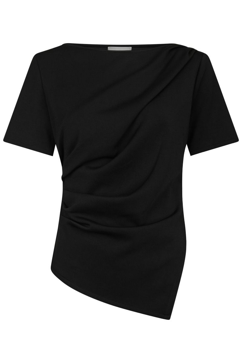 Neo Noir - Top - Rasmine Soft Blouse - Black