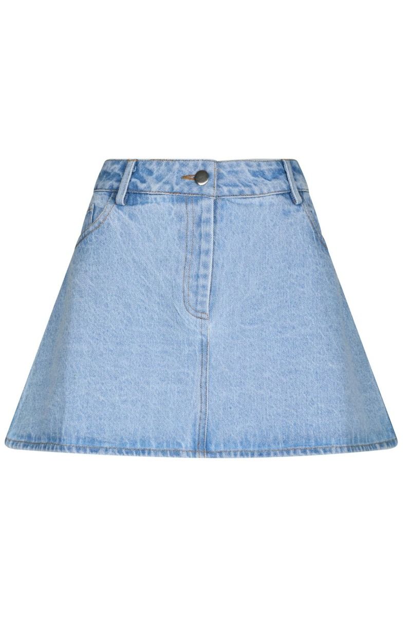 Neo Noir - Nederdel - Coddie Denim skirt - Light Blue