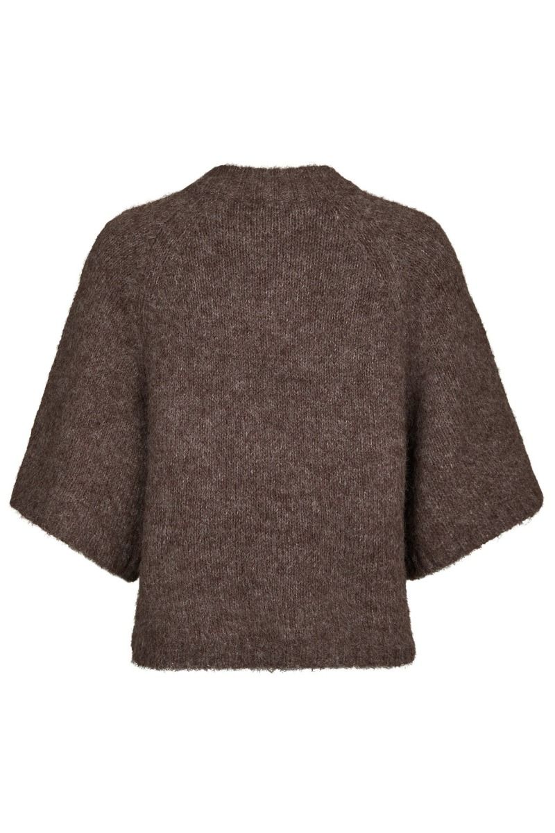 Neo Noir - Cardigan - Benuta Fluffy Knit Cardigan - Light Brown